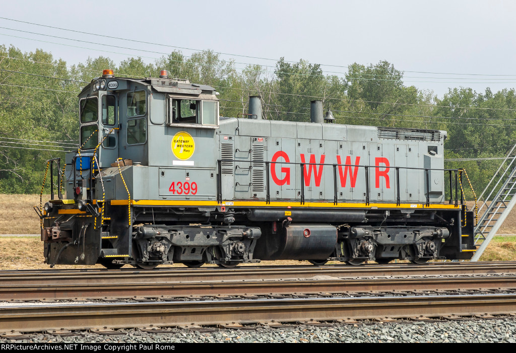 GWWR 4399, KCS 4399, EMD SW1500 ex PLE 1543 at Knoche Yard